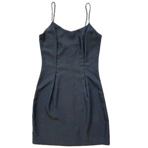 Jessica McClintock Gunne Sax Little Black Dress, size 9/10 Vintage